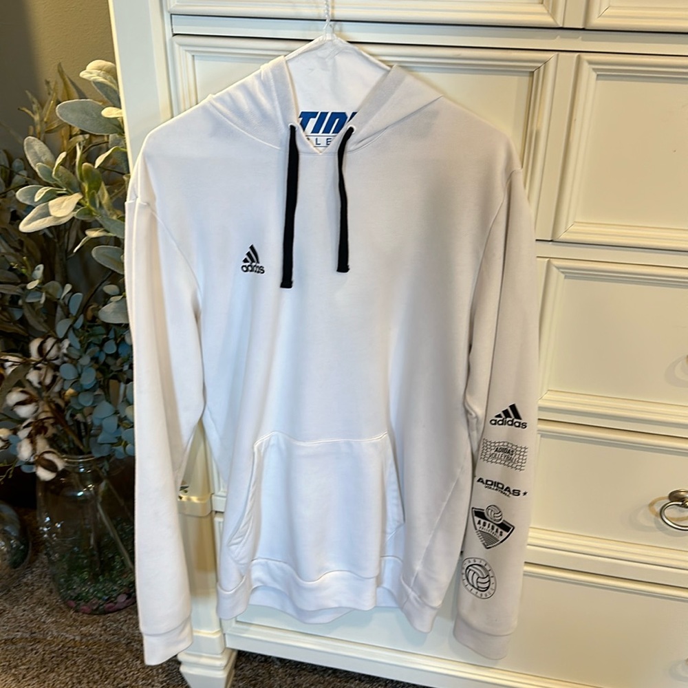 White Adidas sweatshirt